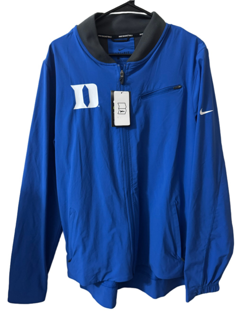 Nike Duke Blue Devils HyperElite Showtime Basketball Jacket Men’s L Dri-FIT NWT